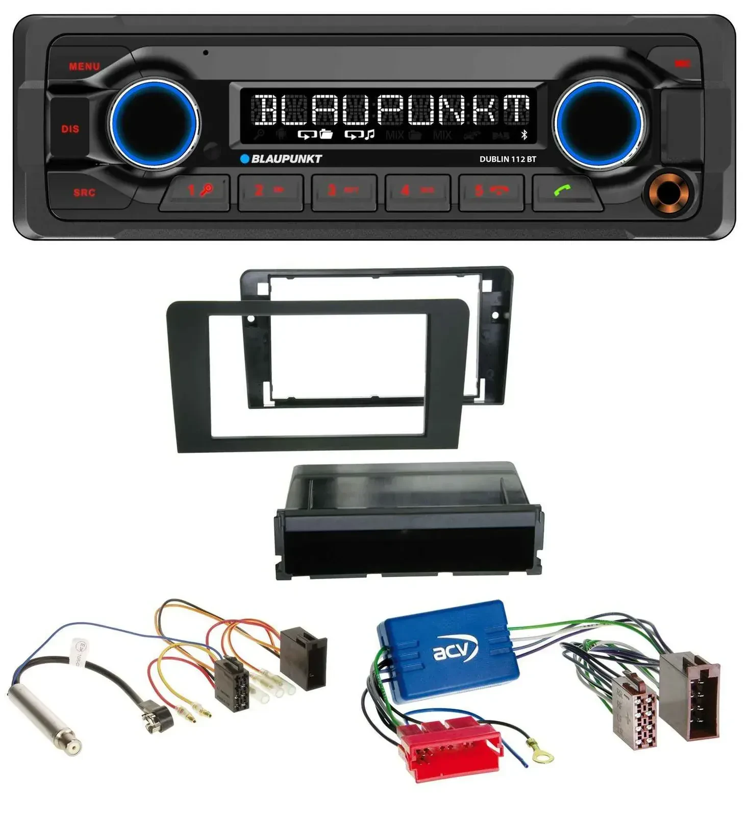 Blaupunkt MP3 Bluetooth USB AUX Autoradio für Audi A3 03-06 8P Symphony Aktivsys