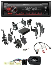 Автомагнитола Pioneer 1-DIN, DAB, MP3, USB, совместимая с кнопками на руле, для Toyota Yaris 2007–2012