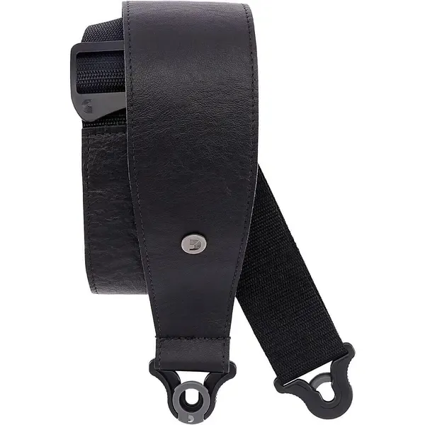 Ремень для гитары D'Addario Comfort Leather Auto Lock Black 3 in.