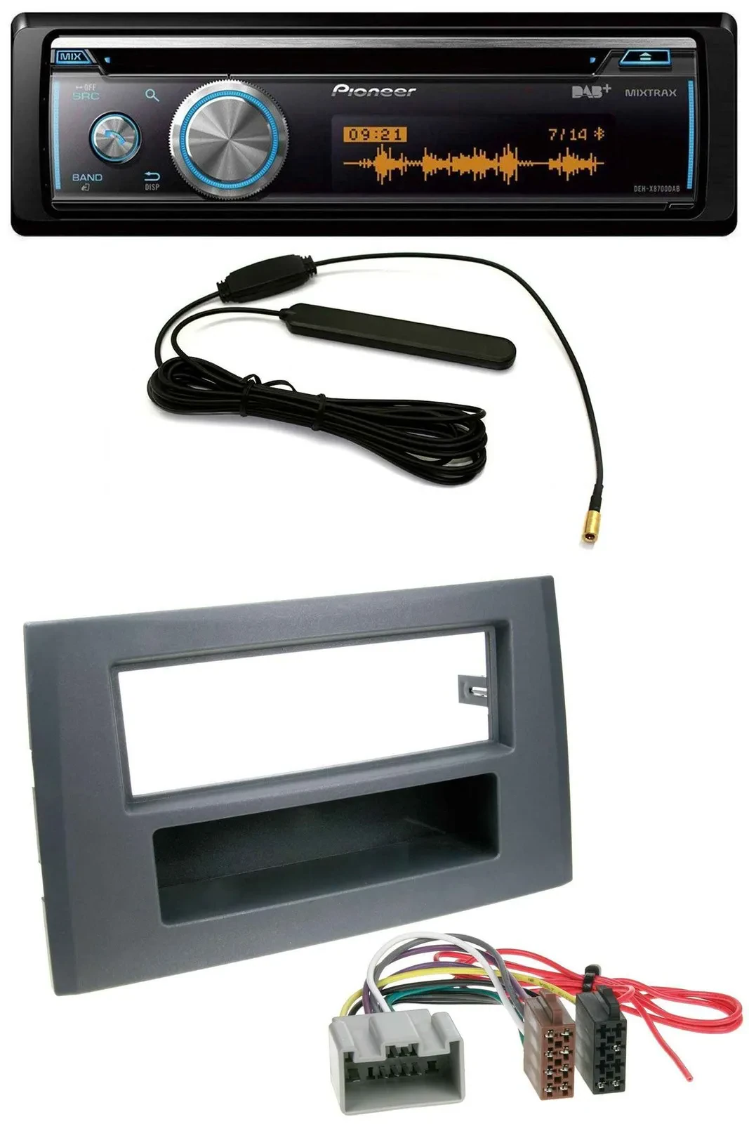 Автомагнитола для Volvo XC90 Pioneer CD USB Bluetooth DAB MP3 14-pin (2002–2014)