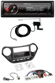 Pioneer USB MP3 DAB Bluetooth Autoradio für Hyundai i10 (ab 2013) AUX USB