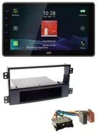 Автомагнитола для Hyundai Sonata NF (2002–2005) JVC DAB, Bluetooth, USB, MP3 черный