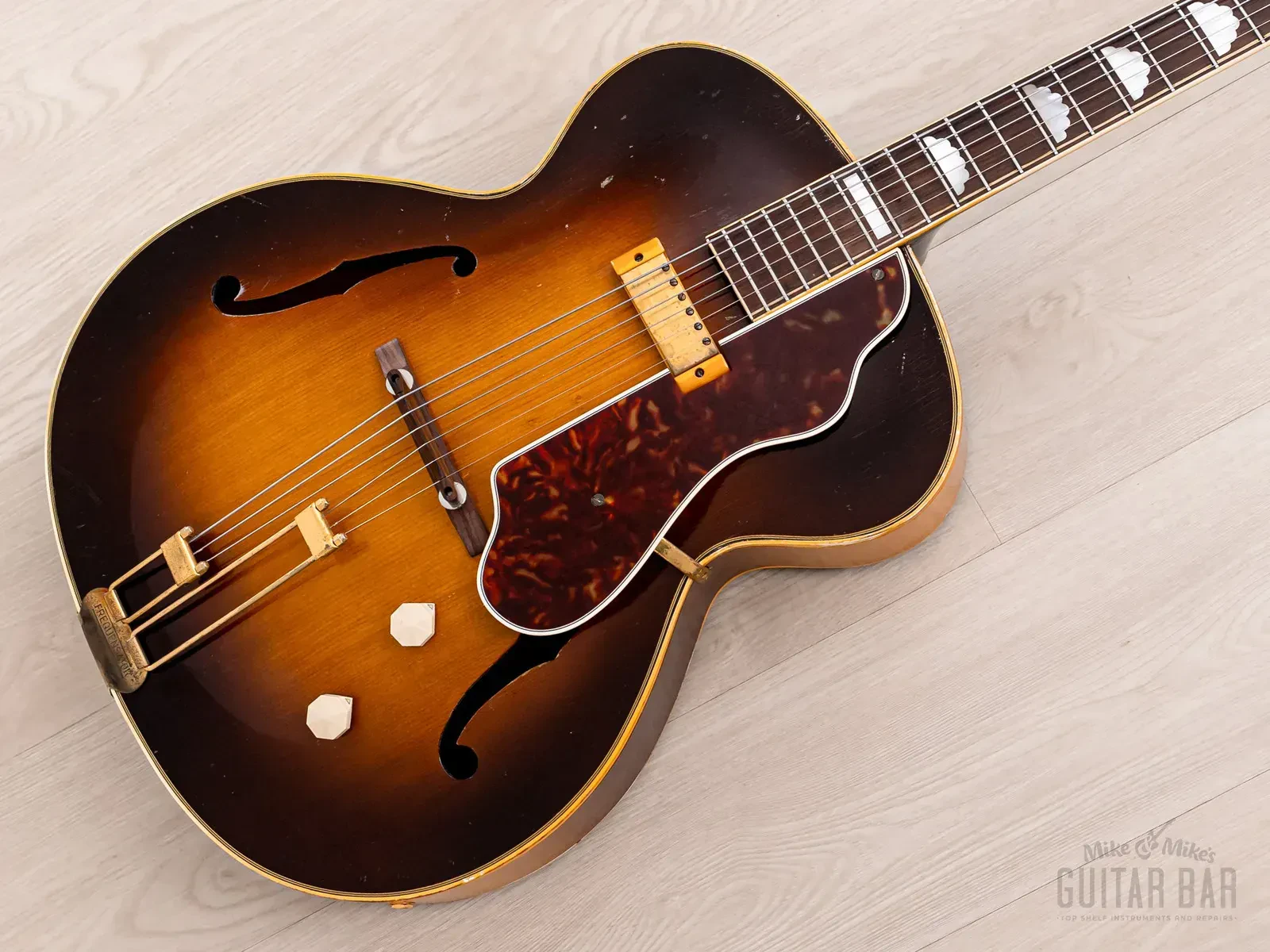 1951 Epiphone Zephyr Deluxe Vintage Archtop Electric Guitar Sunburst w/ Case