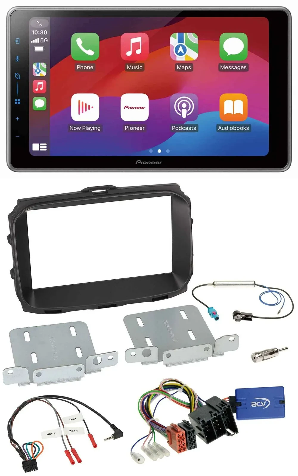 Автомагнитола для Alfa Romeo Giulietta Pioneer 2DIN USB DAB Bluetooth