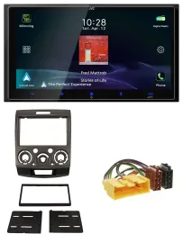JVC USB Bluetooth 2DIN DAB MP3 Autoradio für Ford Ranger Mazda BT50 ab 06