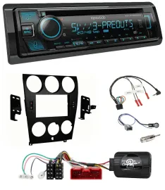 Kenwood Bluetooth USB CD Lenkrad DAB Autoradio für Mazda 6 (2006-2008)