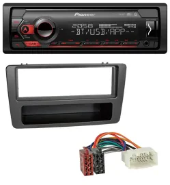 Pioneer MP3 USB DAB Bluetooth Autoradio für Honda Civic 01-03 man. Klima anthraz