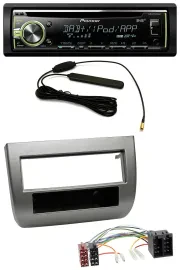 Автомагнитола Pioneer MP3 USB CD DAB AUX темно-серый металлик для Lancia Y (843) 2003–2011