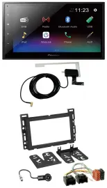 Автомагнитола Pioneer 2DIN DAB Bluetooth USB для Chevrolet/Opel GT (2007–2009)