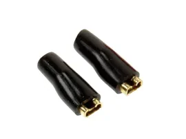 ACV Flachsteckhülsen 2,8 mm schwarz, 50 Stück - 30.4528-03
