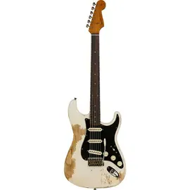 Электрогитара Fender Custom Shop Limited Edition Poblano Stratocaster Super Heavy Relic Olympic White