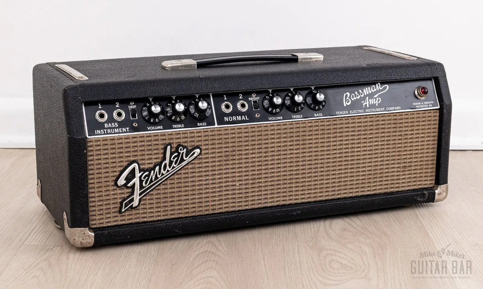 1965 Fender Bassman Tube Amp Head AA864 FEIC w/ Vintage Tube Set, Serviced