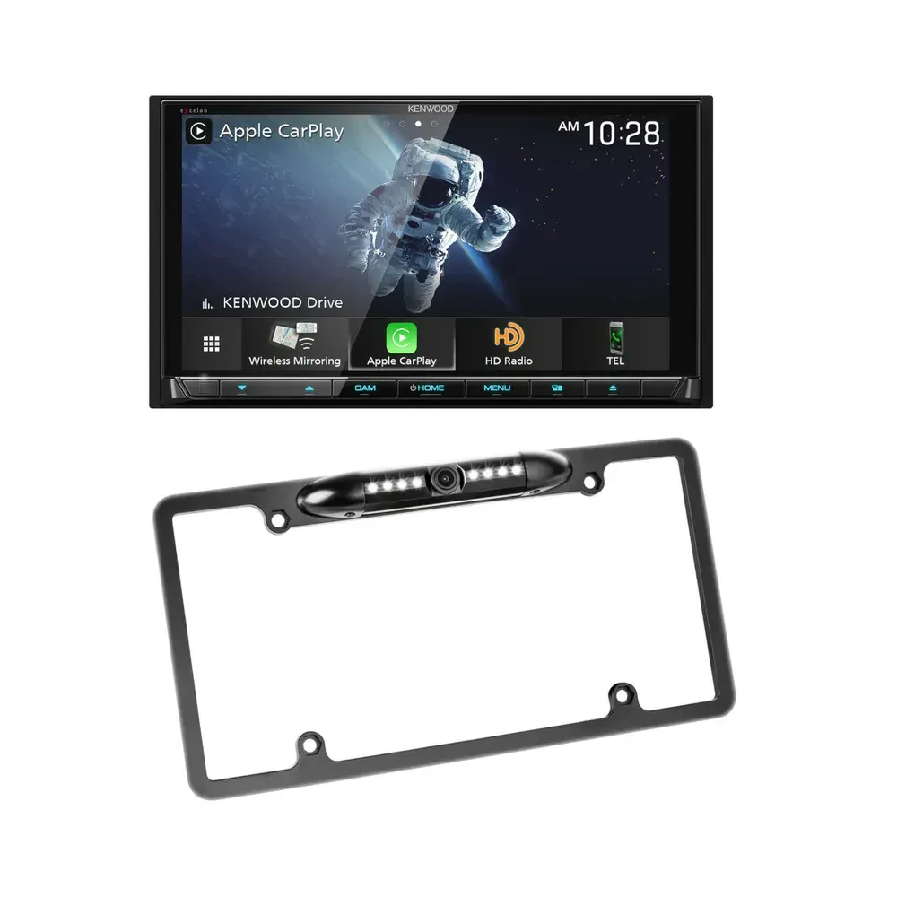 Автомагнитола Kenwood DDX9907XR 6.75" сенсорный экран, CD/DVD, с камерой номерного знака