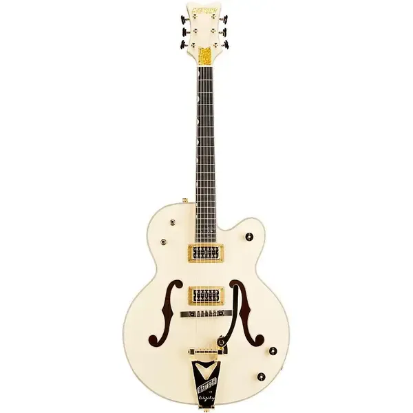 Электрогитара полуакустическая Gretsch Guitars G6136-1958 Steven Stills Electric Guitar Aged White