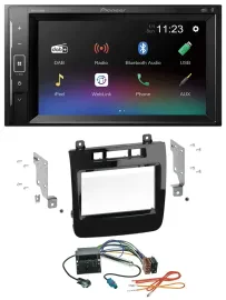 Pioneer DAB MP3 2DIN Bluetooth USB Autoradio für VW Touareg (2010-2014)