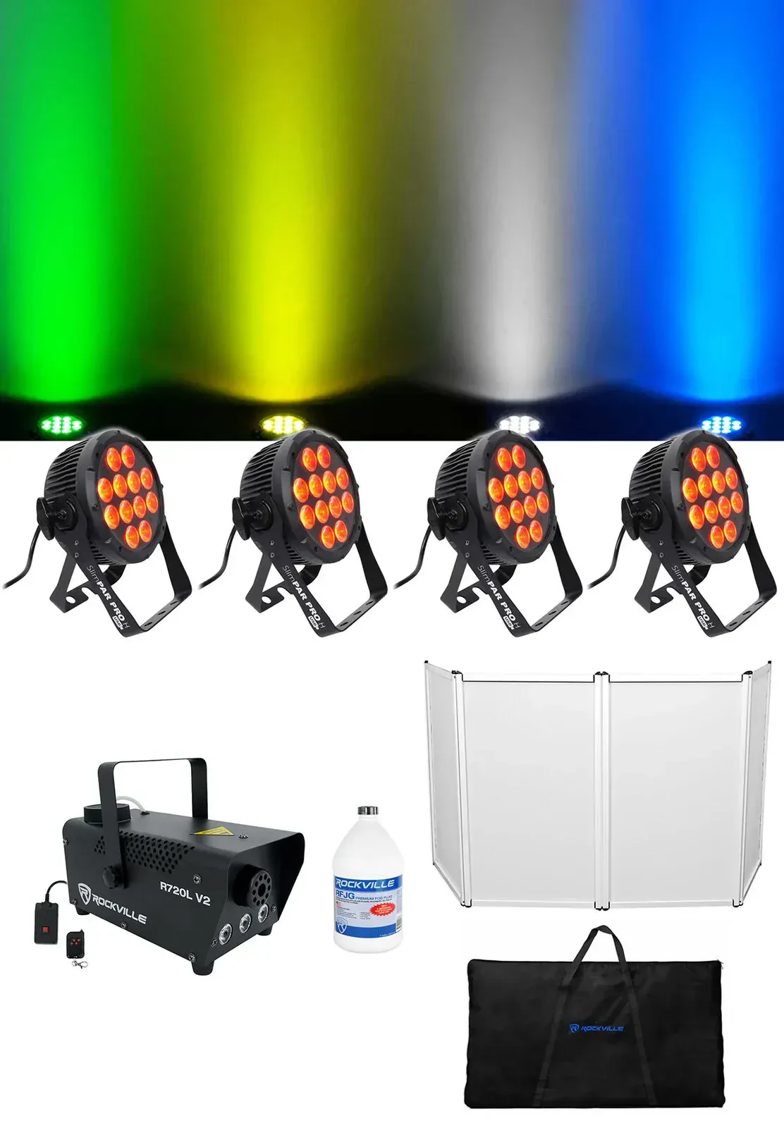Комплект светового оборудования Chauvet DJ SlimPar Pro H + RFAAW + R720L + RFJG
