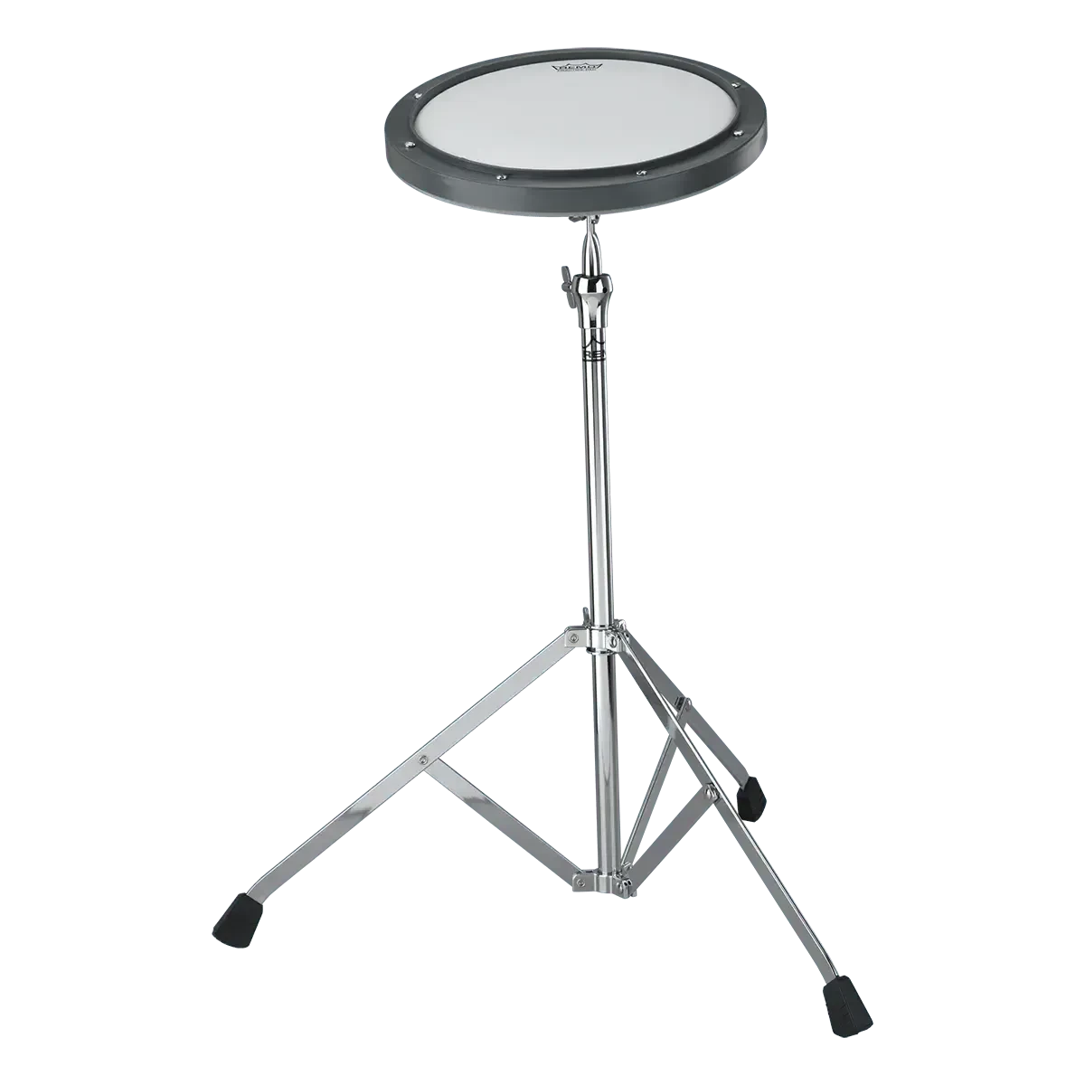 Тренировочный пэд REMO RT-0010-ST Tunable Practice Pad Gray Ambassador Coated 10'', стойка