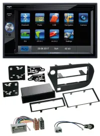Автомагнитола Blaupunkt 2DIN Bluetooth USB AUX SD для Honda Insight ZE2 (2009–2013)