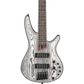 Ibanez SR1325SB Premium 5-String Bass Guitar, Panga Panga, Icebreaker Wave Flat