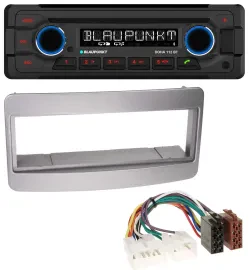 Blaupunkt AUX MP3 CD Bluetooth USB Autoradio für Toyota Celica MR2 dunkelsilber