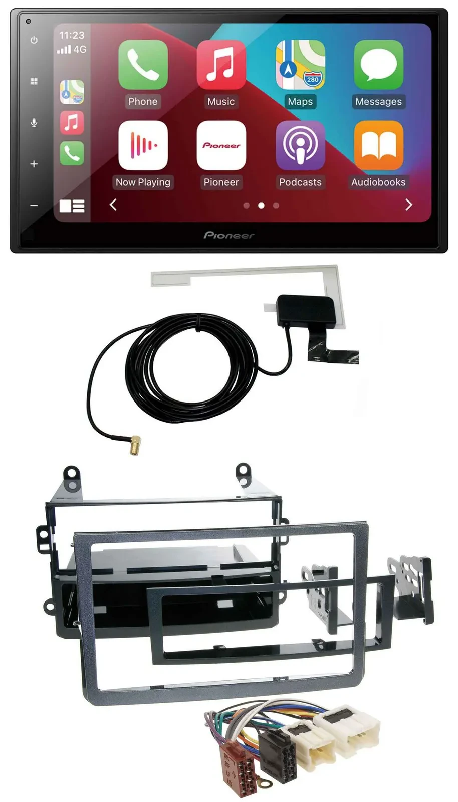 Pioneer USB Bluetooth DAB MP3 2DIN Autoradio für Nissan 350Z Coupe Roadster 05-0