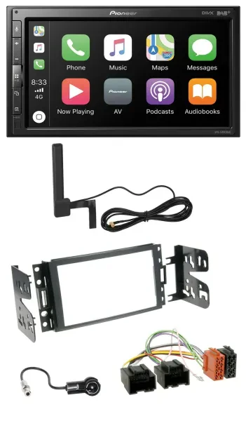 Pioneer USB 2DIN Bluetooth DAB MP3 Autoradio für Chevrolet Corvette Uplander 05-