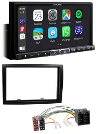 Alpine 2DIN DAB USB MP3 Bluetooth Autoradio für Fiat Ducato Citroen Jumper Peuge