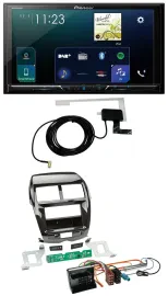 Pioneer 2DIN DAB USB MP3 Bluetooth Autoradio für Citroen C4 Mitsubishi ASX Peuge