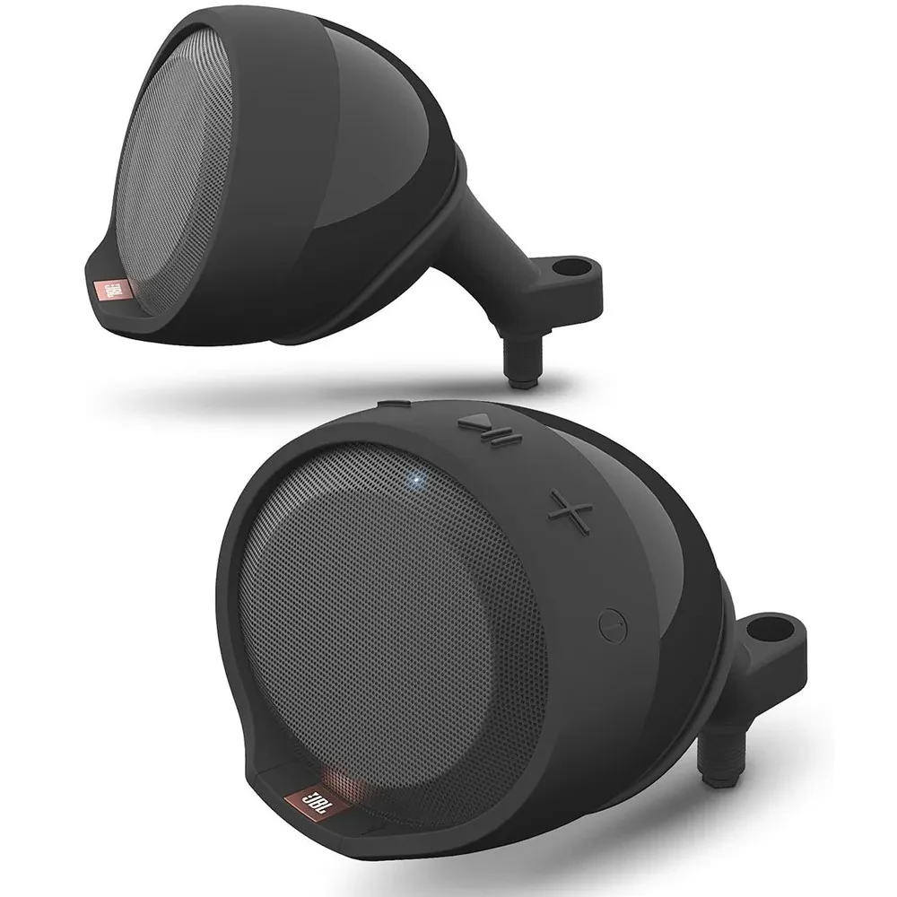 JBL Cruise Black Loaded 2.5" Motorcycle Handlebar Speaker Pods