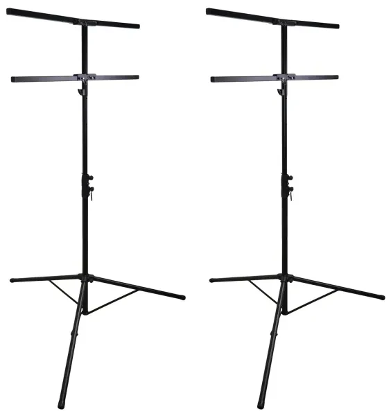 Стойка для световых приборов для DJ Rockville RVLS-F1 12' 110 lb, тренога, складная (набор, 2 шт)