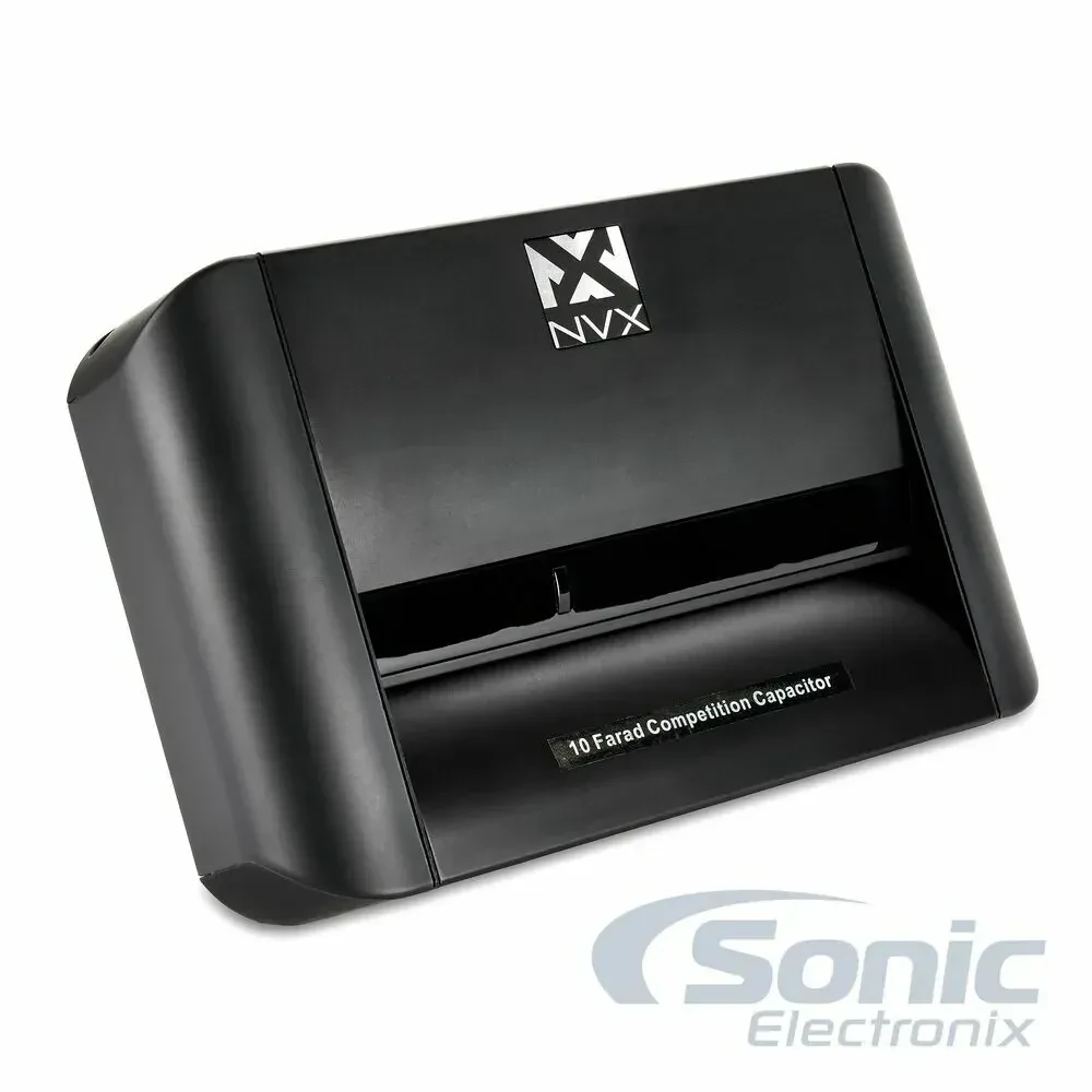 Конденсатор для автомобильной аудиосистемы NVX XCAP10H 10 F, с дисплеем и распределительным блоком