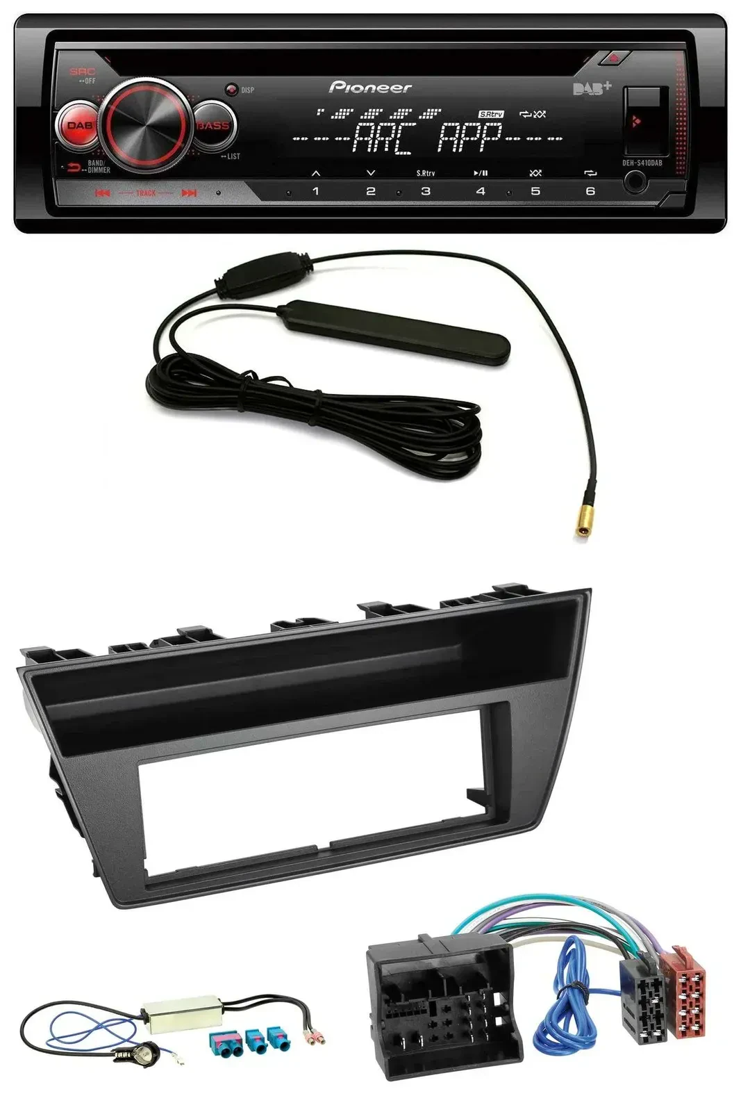Автомагнитола Pioneer для Skoda Fabia III (2014–2020) CD, USB, AUX, DAB, MP3