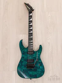 Электрогитара Jackson Grover Doug Aldrich Custom HH Psycho Green Blue w/case Japan 1994