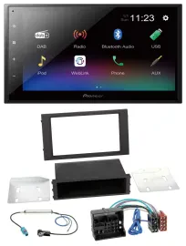 Pioneer USB Bluetooth DAB 2DIN MP3 Autoradio für Seat Leon (ab 2014)