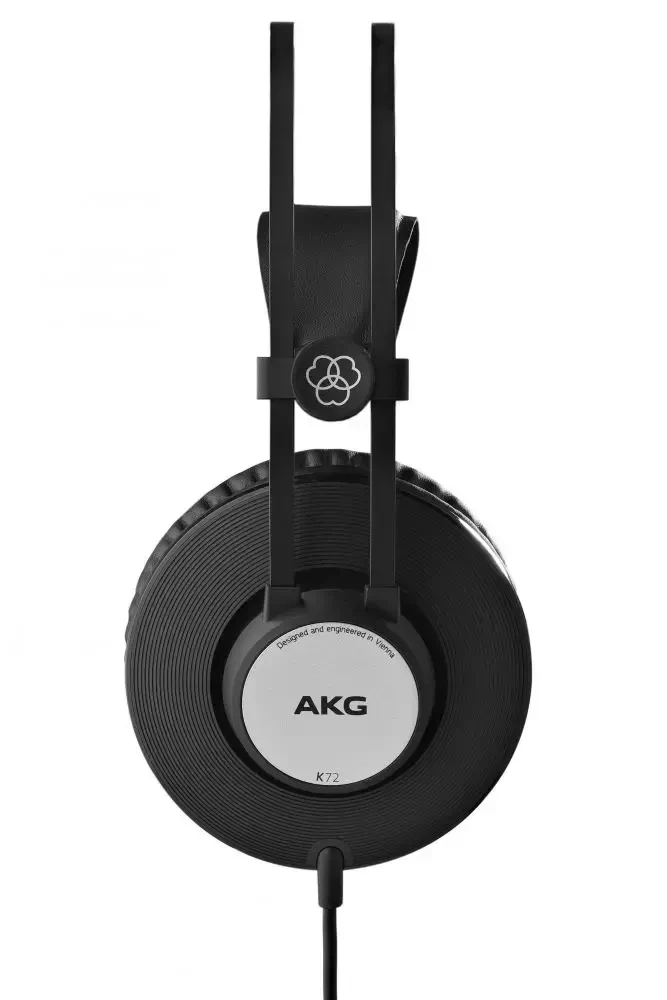 Наушники студийные AKG K72 закрытые, 32 Ом, 16–20000 Гц, 40 мм, кабель 3 м, черные