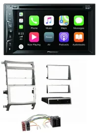 Pioneer MP3 USB DVD Bluetooth DAB 2DIN Autoradio für Hyundai ix55 2009-2012 silb