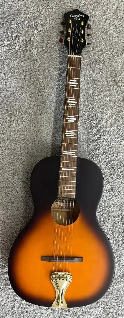 Акустическая гитара Recording King RPS-JTE-T Justin Townes Earle Single O Satin Tobacco Sunburst