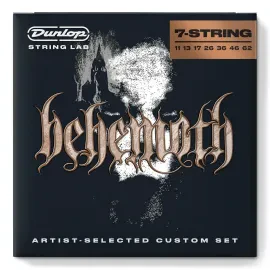 Струны для электрогитары Dunlop BEHN1162-7 Behemoth Artist-Selected 11-62