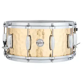 Gretsch Silver Series Hammered Brass Snare Drum 6.5"x14"