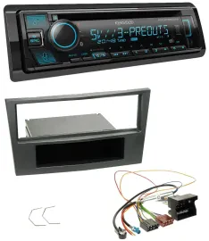 Kenwood Bluetooth USB CD MP3 DAB Autoradio für Opel Antara Astra H Zafira B ab 2