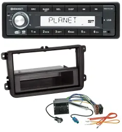 Continental MP3 AUX USB DAB 1DIN Autoradio für VW Amarok, Beetle, EOS (ab 06)