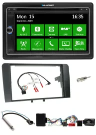 Blaupunkt Bluetooth 2DIN Lenkrad DAB USB TMC Navigation für Audi A3 Symphony Akt