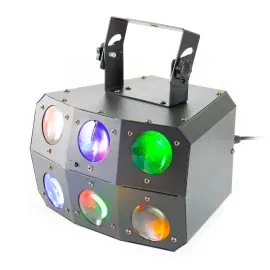 LightmaXX Nano Beam FX, 24x 3W RGBA LED, DMX, Fernbed., Master/Slave Funktion