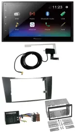 Pioneer DAB MP3 Bluetooth 2DIN USB Autoradio für Mercedes CLS E-Klasse W211 02-0