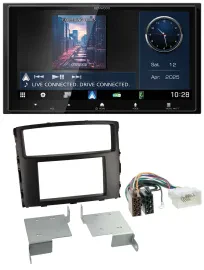 Kenwood Bluetooth 2DIN USB DAB MP3 Autoradio für Mitsubishi Pajero Shogun ab 14