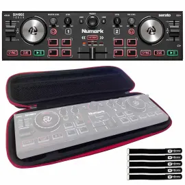 DJ-контроллер с джогом Numark DJ2GO2 Touch с аксессуарами