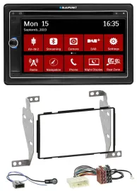 Blaupunkt Bluetooth DAB 2DIN USB DVD MP3 Autoradio für Nissan Juke (2010-2014)