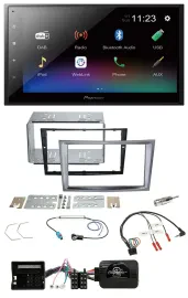Pioneer USB Bluetooth DAB 2DIN Lenkrad Autoradio für Opel Antara Astra H Zafira