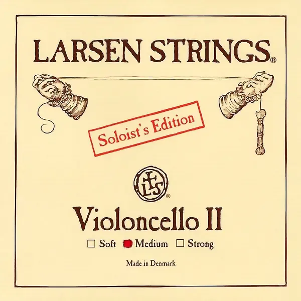 Струна для виолончели Larsen Strings Soloist Edition Cello D String 4/4 Size Medium