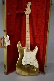 Электрогитара Fender Custom Shop Eric Clapton Stratocaster Gold Leaf w/case USA 1991